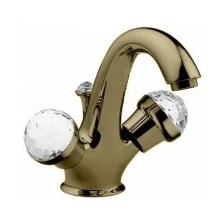 Смеситель для раковины, бронза Migliore AXO SWAROVSKI ML.AXO-634F.BR