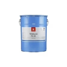 Краска алкидная Tikkurila Temalac FD 20 (Темалак ФД 20) TCH, полуматовая, 18 л