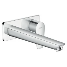 Смеситель для раковины hansgrohe Talis E настенный с длинным изливом 71734000, хром