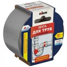 Лента клейкая для труб Unibob, пвх, 48 мм x 10 м