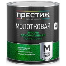 Эмаль декоративная по металлу молотковая Престиж, 2,5 л, светло-коричневая