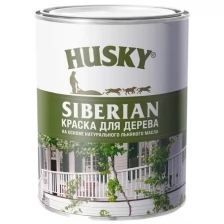 HUSKY SIBERIAN Краска для дерева белая (0,9л) База А