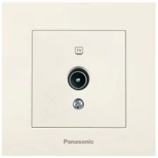 Розетка телевизионная Panasonic Karre Plus (WKTC04542BG-RU) скрыт. IP20 бежевый ( упак.:1шт)