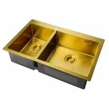 Мойка для кухни ZorG Sanitary ZorG ZL R 780-2-510-R BRONZE