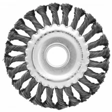 Щетка плоская. крученая металлическая проволока (100 мм; 22.2 мм) для УШМ 575100