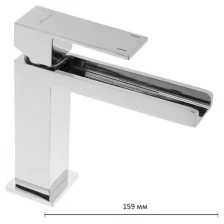 Cмеситель для раковины Accoona A9090-3, однорычажный, каскадный, латунь, хром
