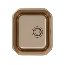 Мойка VARIANT MONARCH 40 COPPER 340X400X185 в компл. с выпуском без сифона,