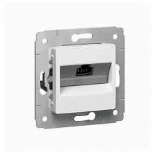 Розетка 1гн комп RJ45 с/у белый механизм Cariva Legrand 773641