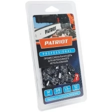 Цепь PATRIOT 91LP-52E, 3/8 1,3 52 звена, PROFESSIONAL (блистер)