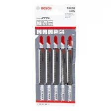 Пилки для лобзиков Bosch T 302 H HCS Cf PVC (5 шт)