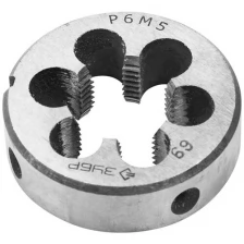 ЗУБР М18x2.5мм, плашка, сталь Р6М5, круглая машинно-ручная 4-28023-18-2.5