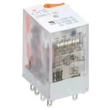 Реле интерфейсное ORM-1 4C 220В AC с LED и тестовой кнопкой ORM-1-4C-AC220V-L-B ONI