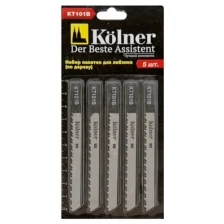 Пилка Kolner KT 101B по дереву и пластику 100x2.5mm HCS 5шт