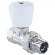 Клапан ручной прямой 1/2" (компактный) Valtec VT.008. LN.04