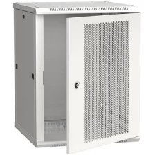 Шкаф ITK Linea W (LWR3-12U66-PF) 12U 600x600мм пер.дв.перфор. задн.дв.стал.лист 90кг серый