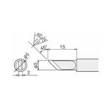 Жало для паяльника Goot PX-60RT-5K