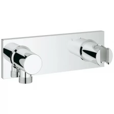 Grohe Настенный держатель для ручного душа Grohe Grohtherm F 27621000 с подключением для душевого шланга